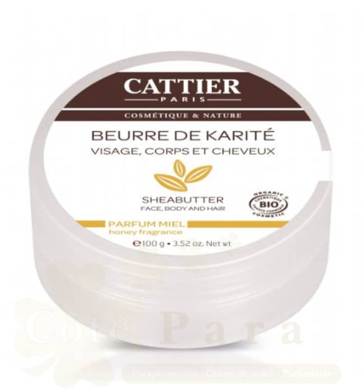 CATTIER BEURRE DE KARITE MIEL 100G