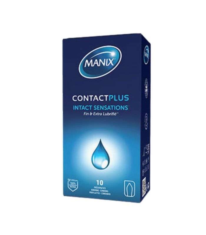 MANIX CONTACT PLUS SENSATIONS INTACTES BOITE 10 PRESERVATIFS