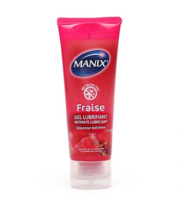 MANIX GEL LUBRIFIANT DOUCEUR EXTREME A LA FRAISE 80 ML