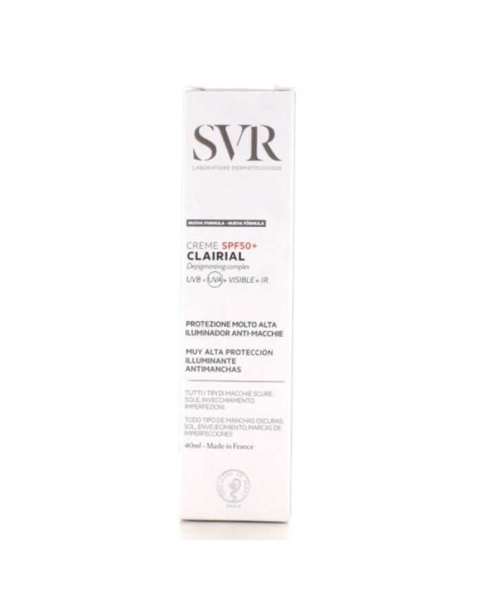 SVR CLAIRIAL CREME SPF 50+ DEPIGMENTANT COMPLEX 40 ml
