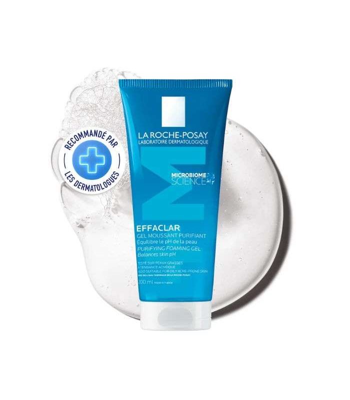 LA ROCHE POSAY EFFACLAR GEL MOUSSANT PURIFIANT EQUILIBRE LE PH DE LA PEAU 200 ML
