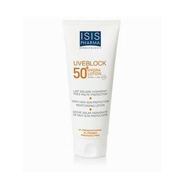 ISISPHARMA UVEBLOCK 50+HYDRA LOTION TRES HAUTE PROTECTION SOLAIRE LOTION HYDRATANTE SPF 50+
