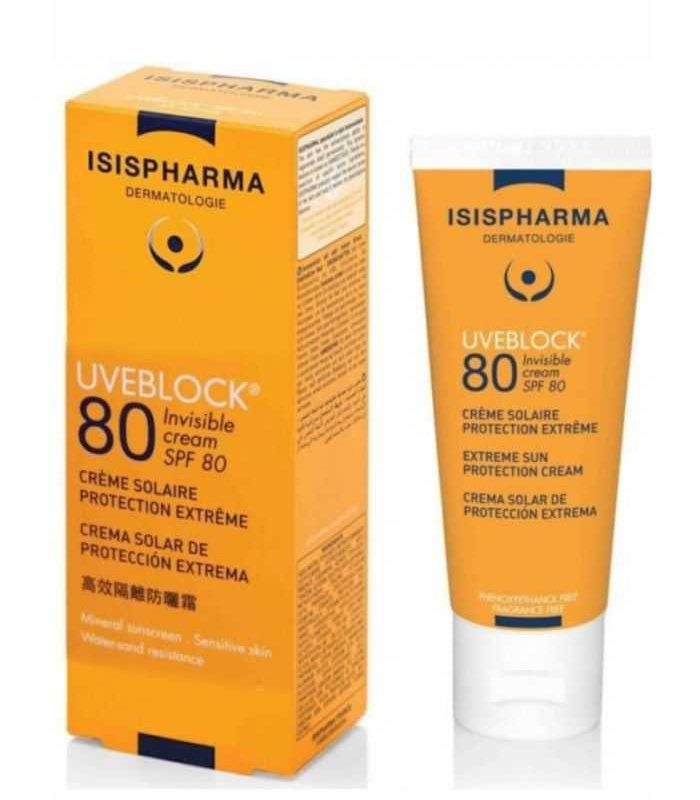 ISISPHARMA UVEBLOCK 80 CREME INVISIBLE 40 ML