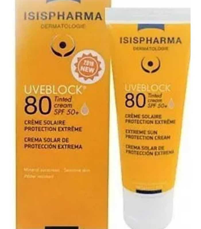 ISISPHARMA UVEBLOCK 80 CREME TEINTEE