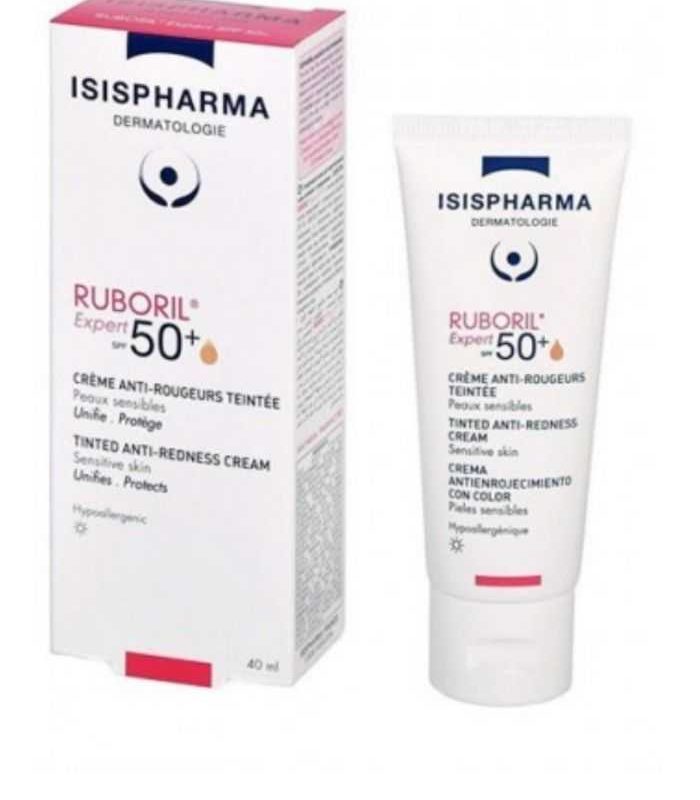 ISISPHARMA RUBORIL EXPERT 50+ CREME ANTI-ROUGEURS TEINTEE