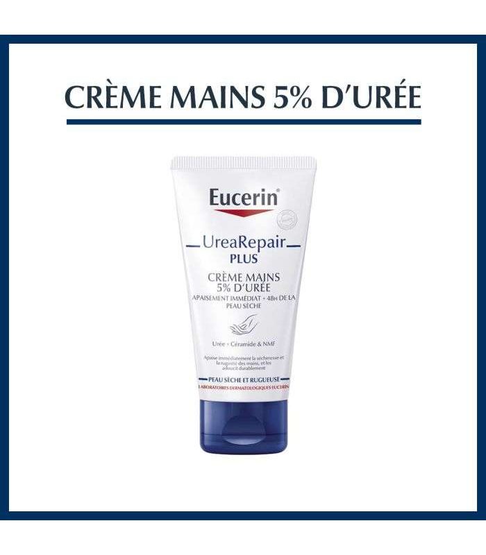 EUCERIN UREA REPAIR PLUS CREME MAINS 5% D' UREE 75 ML