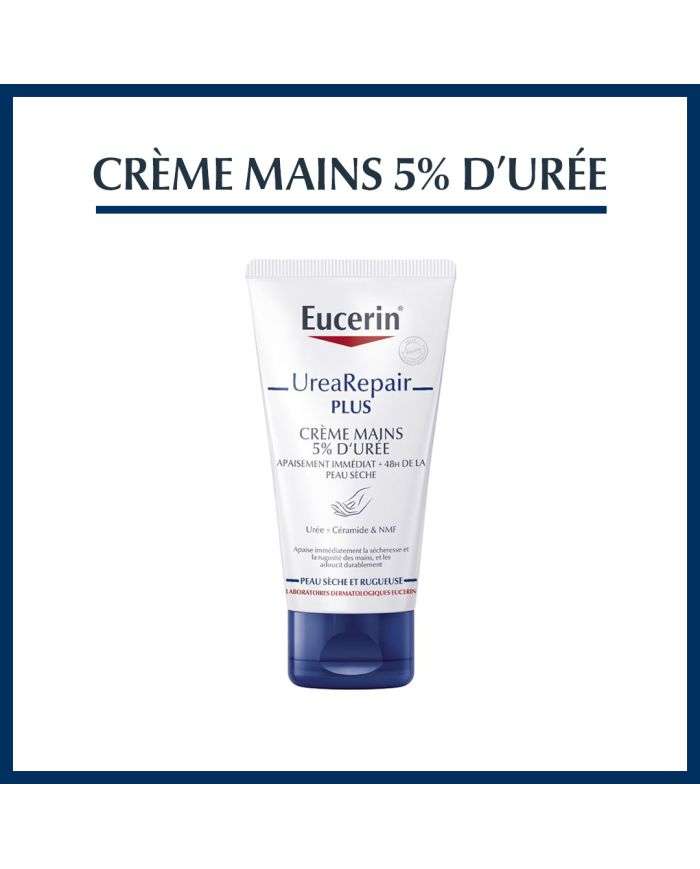 EUCERIN UREA REPAIR PLUS CREME MAINS 5% D' UREE 75 ML