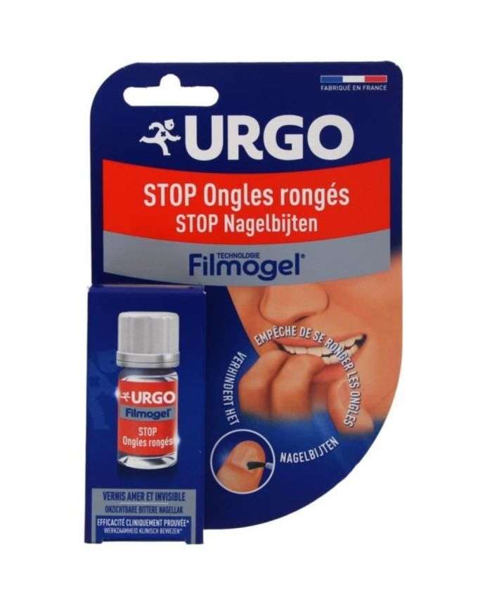 URGO STOP AUX ONGLES RONGES 9 ML VERNIS AMER ET INVISIBLE