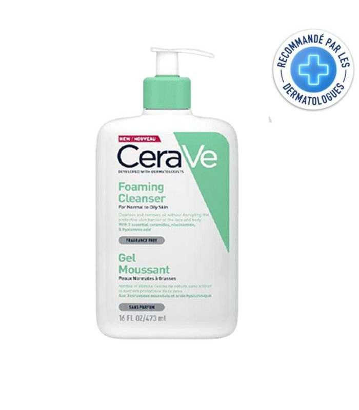 CERAVE GEL MOUSSANT PEAUX NORMALES A GRASSES 473 ML
