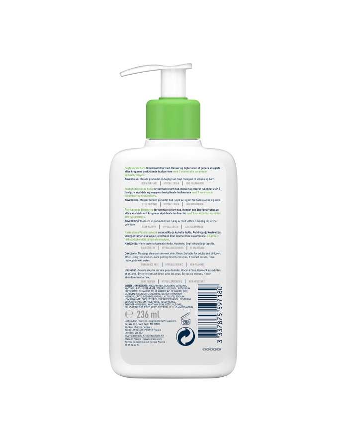 CERAVE CREME LAVANTE HYDRATANTE 236 ML