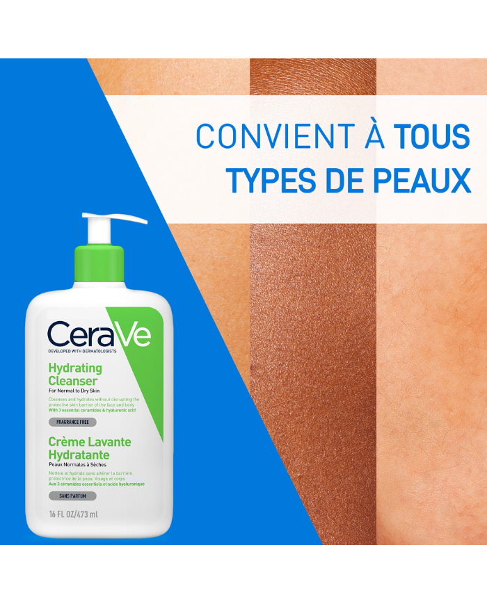 CERAVE CREME LAVANTE HYDRATANTE 473 ML
