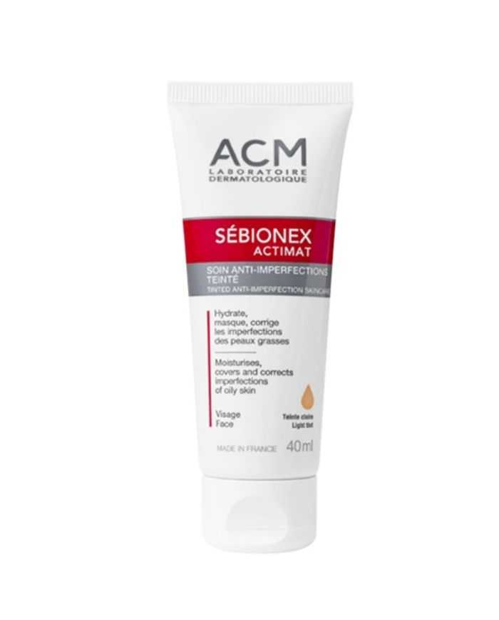 ACM SEBIONEX ACTIMAT SOIN ANTI IMPPERFECTION TEINTEE CLAIRE 40 ML