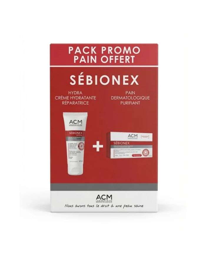 ACM OFFRE SEBIONEX HYDRA CREME REPARATRICE 40 ML + PAIN 100G OFFERT