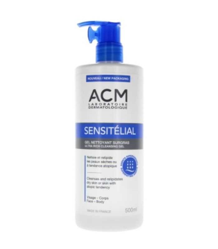 ACM SENSITELIAL GEL NETTOYANT SURGRAS 500 ML