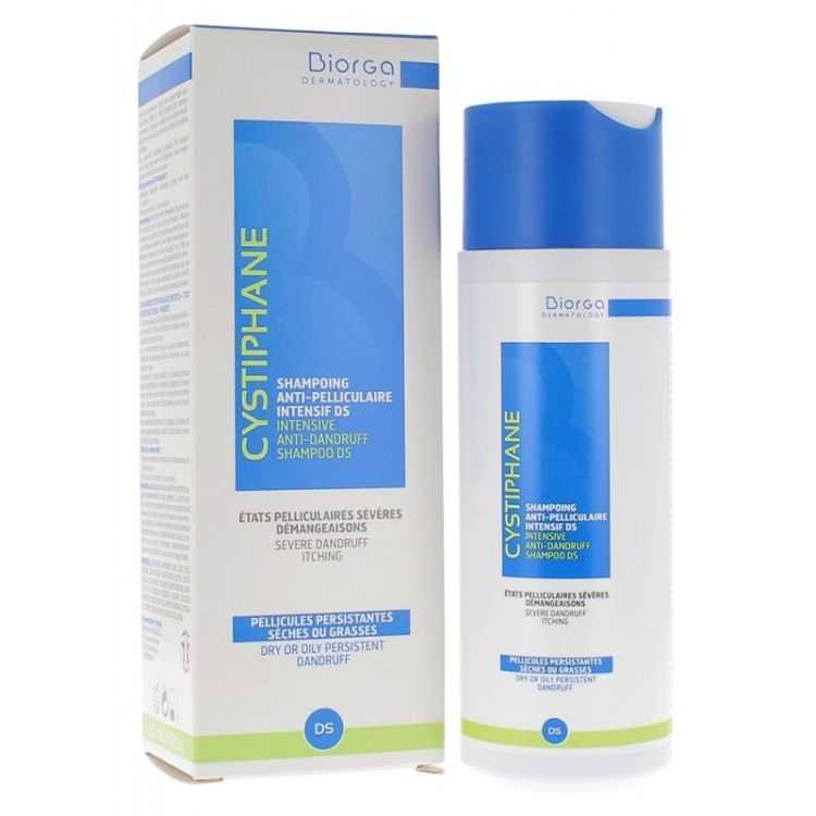 BIORGA CYSTIPHANE SHAMPOING ANTI PELLICULAIRE INTENSIF DS 200 ML