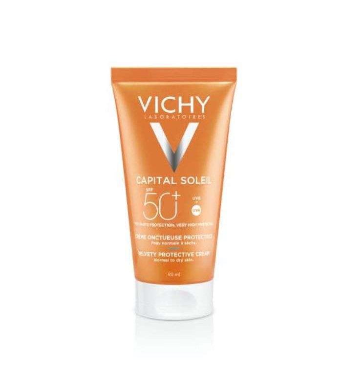 VICHY OFFRE CAPITAL SOLEIL CREME ONCTUEUSE PROTECTRICE PEAU NORMALE A SECHE SPF 50+ 50 ML + CAPITAL SOLEIL 100 ML