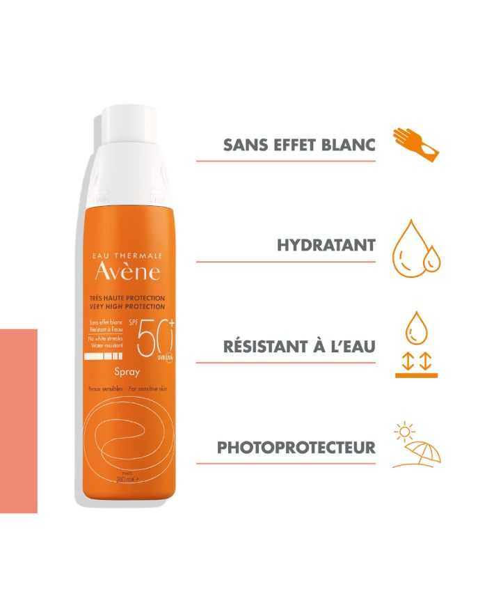 AVENE SOLAIRE EAU THERMAL SPRAY SPF50+ 200 ML