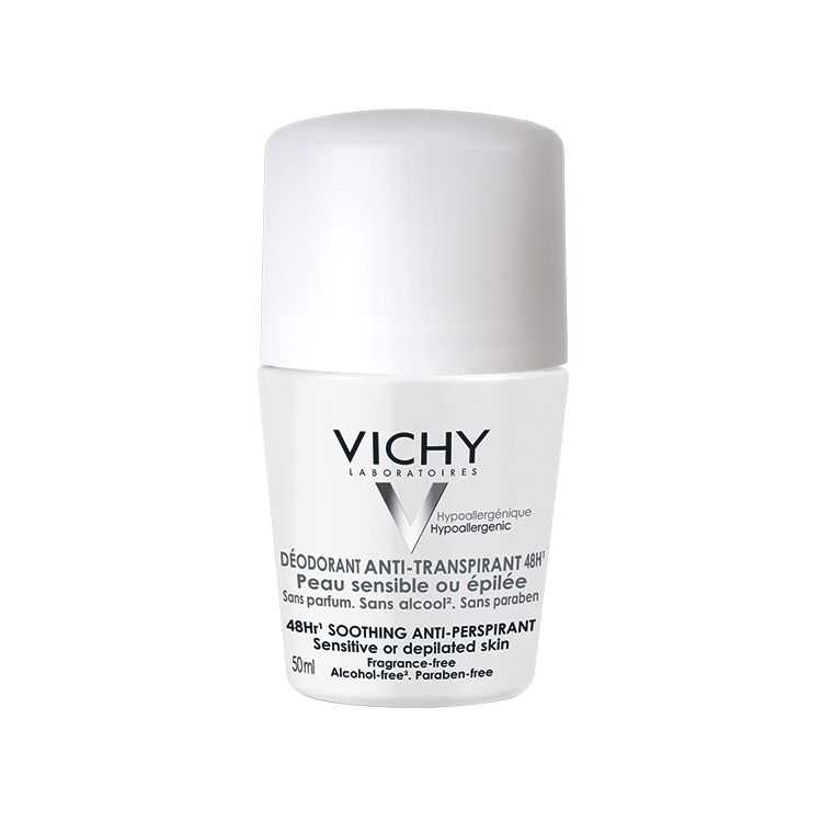VICHY DEODORANT ANTI TRANSPIRANT 48H BILLE PEAU SENSIBLE OU EPILEE