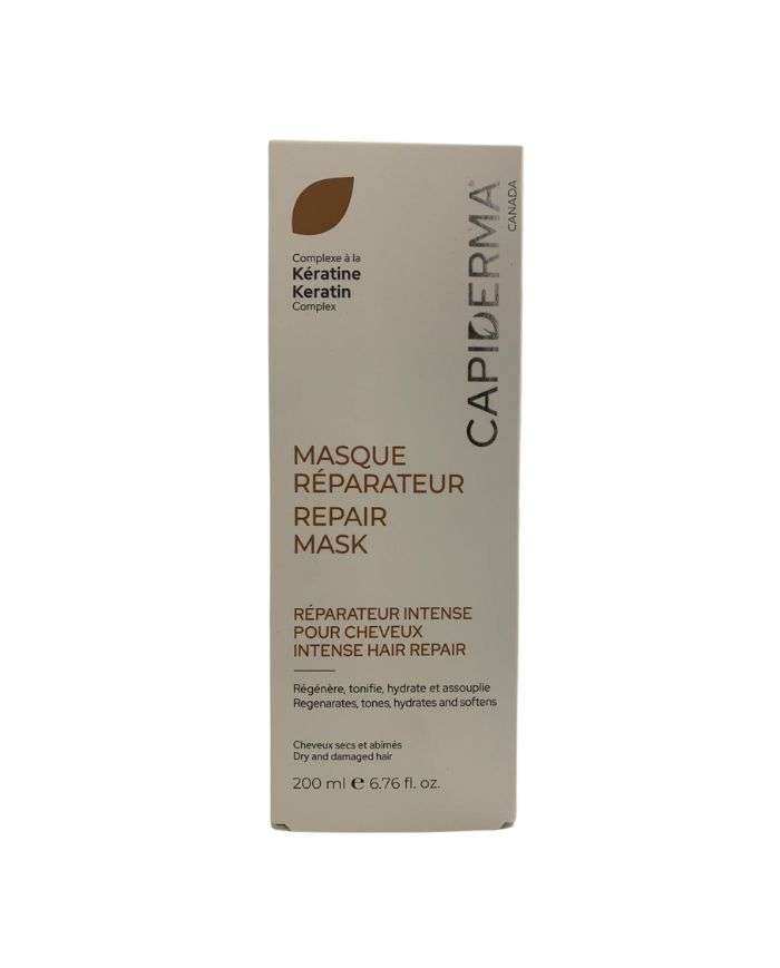 CAPIDERMA MASQUE REPARATEUR INTENSE POUR CHEVEUX 200 ML