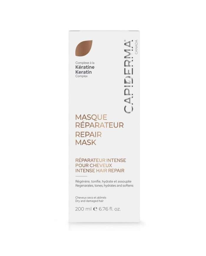 CAPIDERMA MASQUE REPARATEUR INTENSE POUR CHEVEUX 200 ML