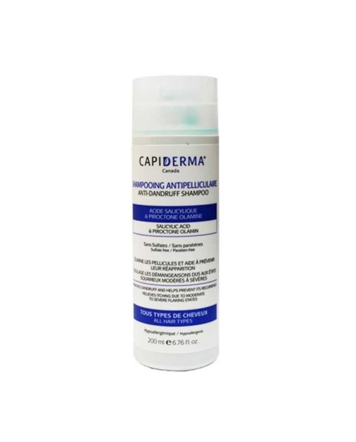 CAPIDERMA SHAMPOOING ANTI PELLICULAIRE 200 ML