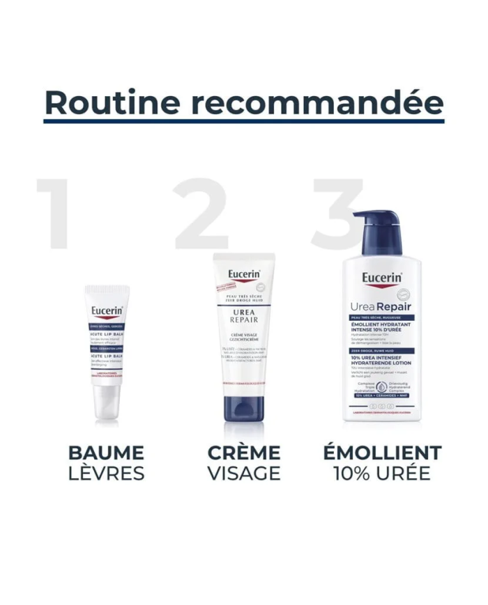 EUCERIN UREA REPAIR CREME VISAGE PEAU SECHE 5 % D'UREE 50 ML