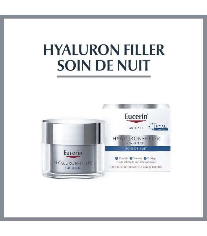 EUCERIN HYALURON FILLER *3 EFFECTS SOIN DE NUIT 50 ML