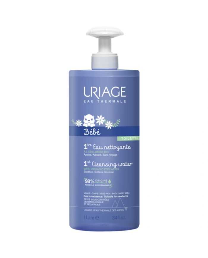 URIAGE BEBE 1ERS SOINS BEBE 1 ERE EAU NETTOYANTE 1 L