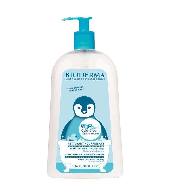 BIODERMA ABCDERM COLD CREAM CREME LAVANTE NOURRISSANTE 1L