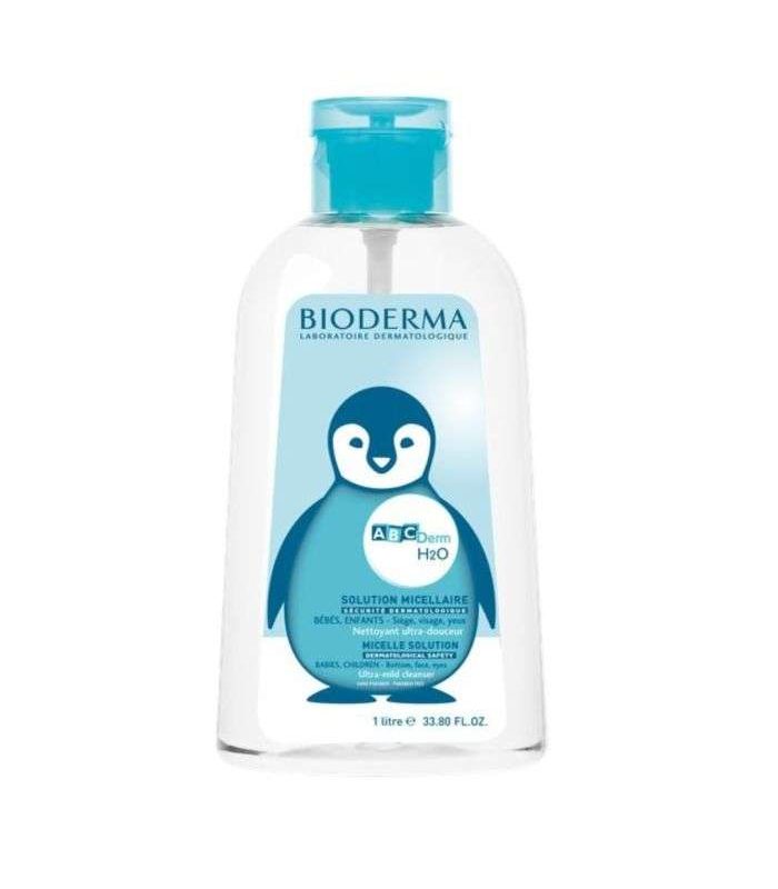 BIODERMA ABCDERM H2O SOLUTION MICELLAIRE NETTOYANT ULTRA DOUCEUR 1L