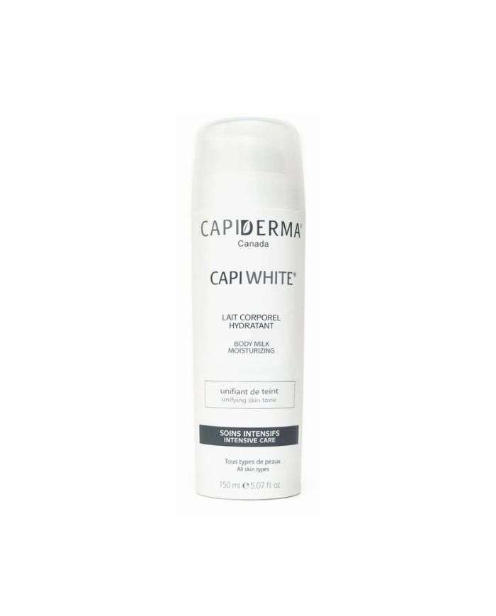 CAPIDERMA CAPIWHITE LAIT CORPOREL DÉPIGMENTANT INTENSIF HYDRATANT 150 ML SOINS INTENSIFS