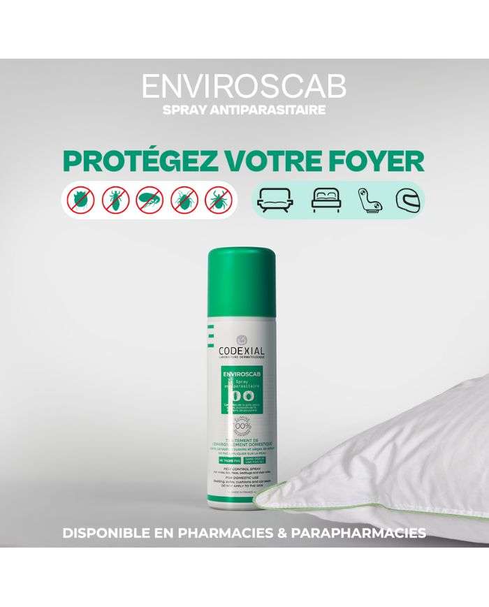 CODEXIAL ENVIROSCAB AEROSOL ANTIPARASITAIRE 200 ML