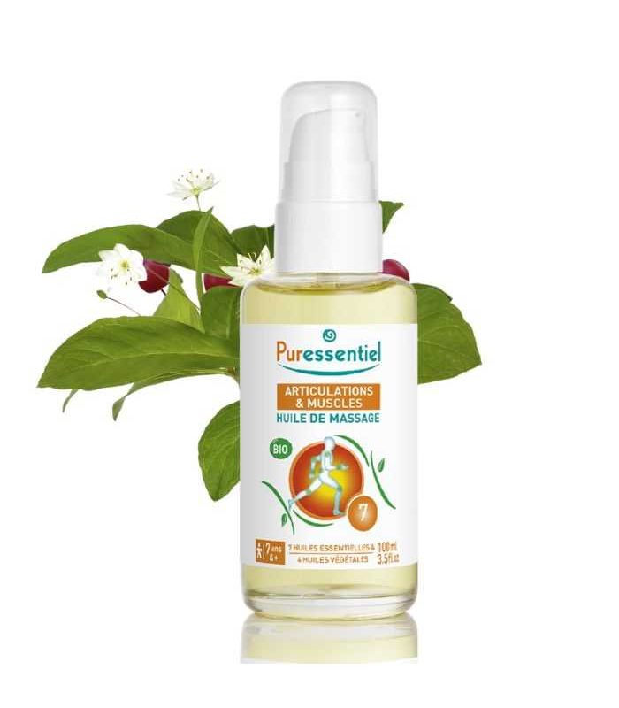 PURESSENTIEL ARTICULATION ET MUSCLES HUILE DE MASSAGE ARNICA GAULTHERIE 100 ML