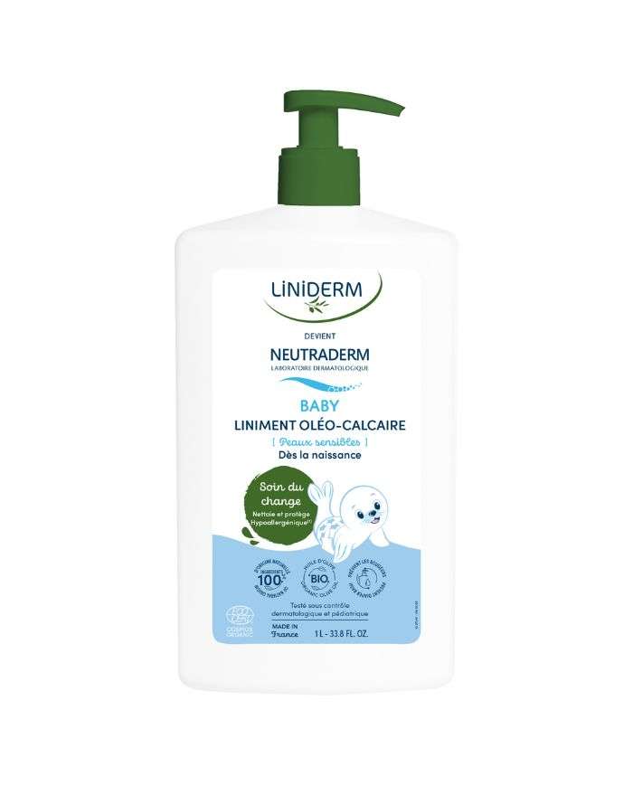 GILBERT LINIDERM NEUTRADERM LINIMENT OLEO CALCAIRE PEAUX SENSIBLES 1 L
