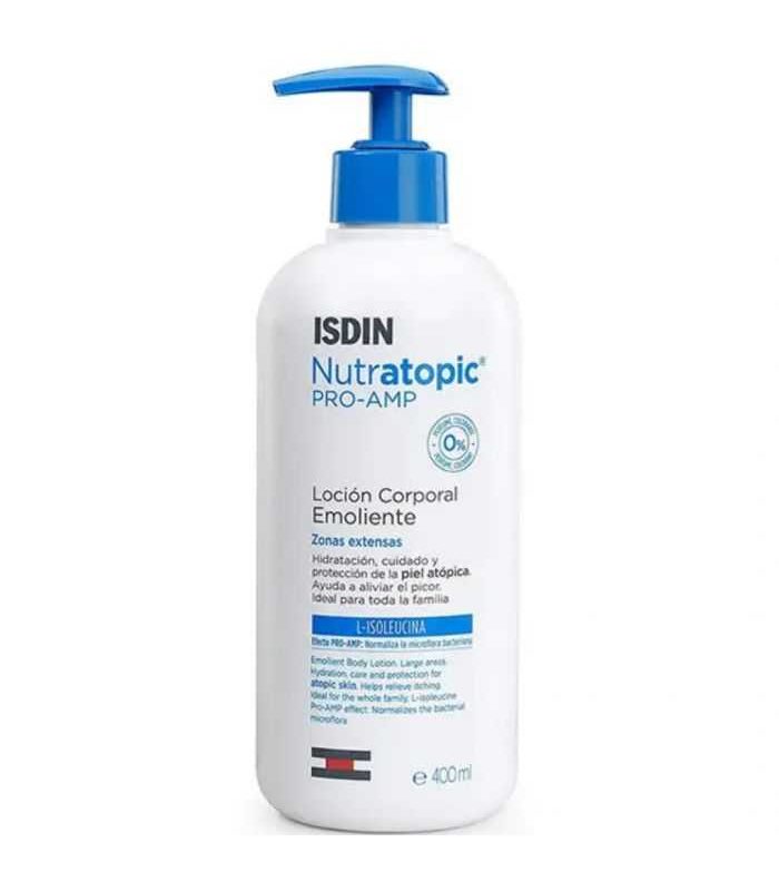 ISDIN NUTRATOPIC PRO AMP LOTION EMOLIENTE PEAU ATOPIQUE 400 ML