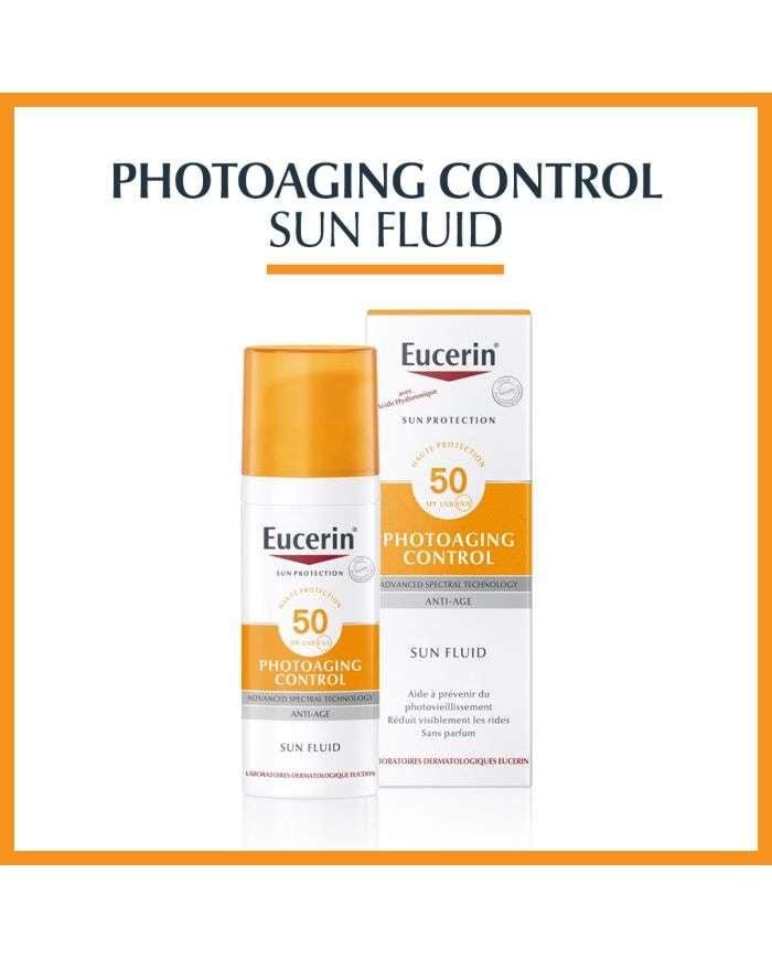 EUCERIN SUN FLUIDE SPF5+ ANTI AGE 50ML