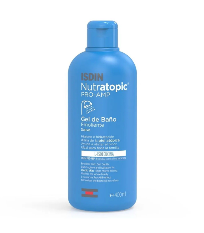 ISDIN NUTRATOPIC PRO AMP GEL DE BAIN EMOLLIENT PEAUX 400 ML