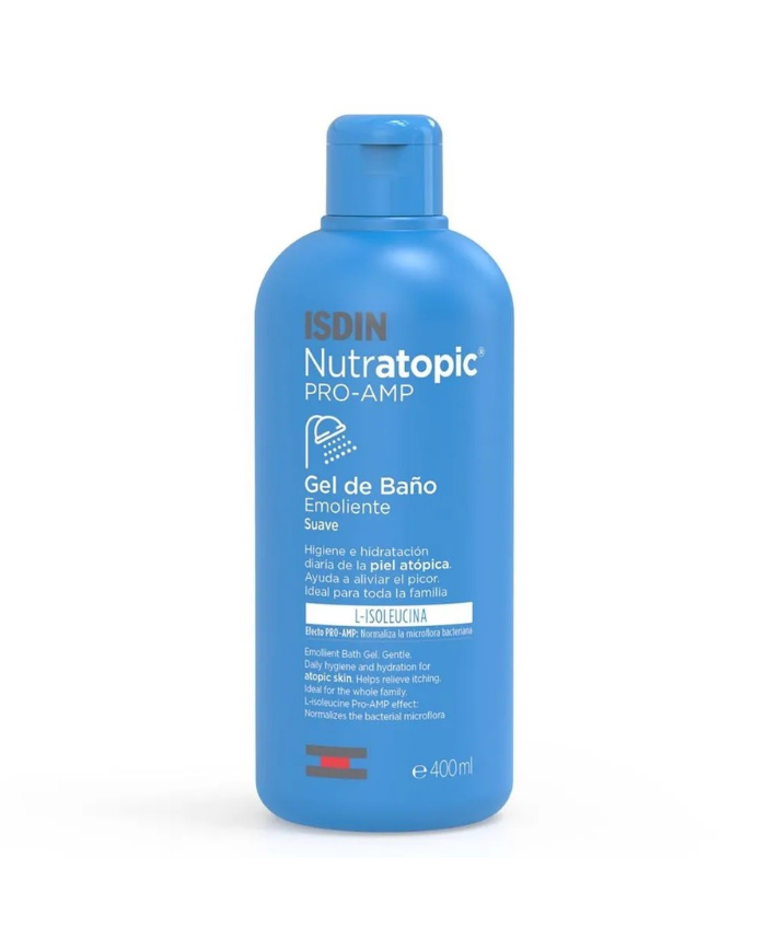 ISDIN NUTRATOPIC PRO AMP GEL DE BAIN EMOLLIENT PEAUX 400 ML