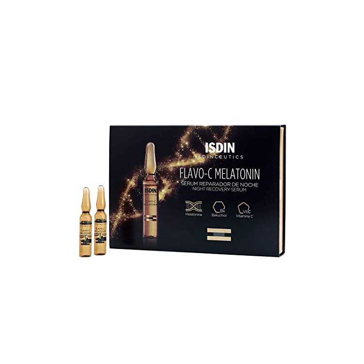 Isdin Flavo-C Melatonin Sérum Réparateur Nuit 30 ampoules