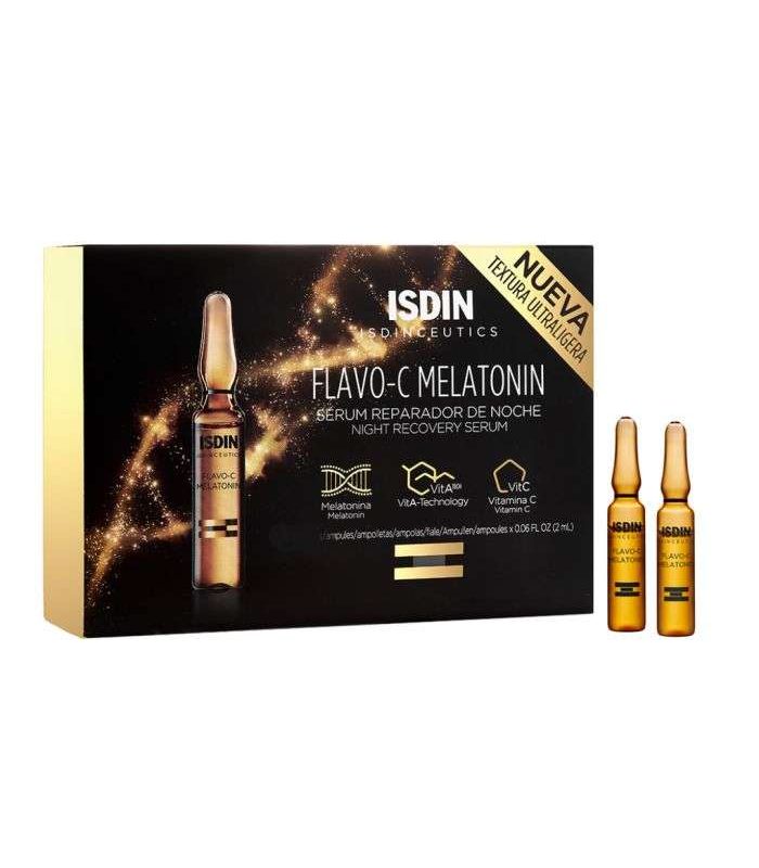 ISDIN FLAVO C MELATONIN SERUM REPARATEUR NUIT 10 AMPOULES
