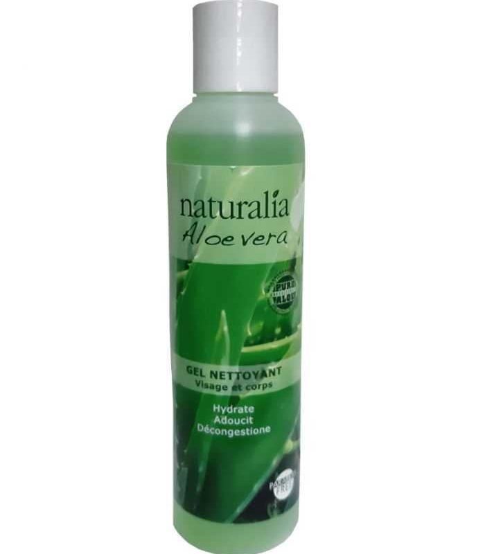 NATURALIA ALOE VERA GEL NETTOYANT VISAGE ET CORPS 200 ML