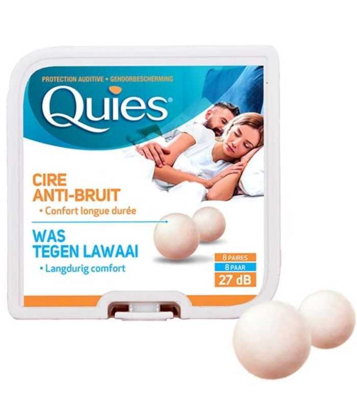 QUIES PROTECTION AUDITIVE EN CIRE 8 PAIRES