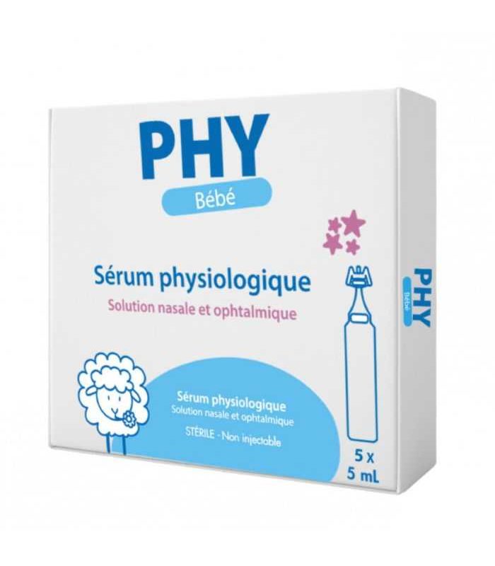 PHY BEBE SERUM PHYSIOLOGIQUE 5*5ML