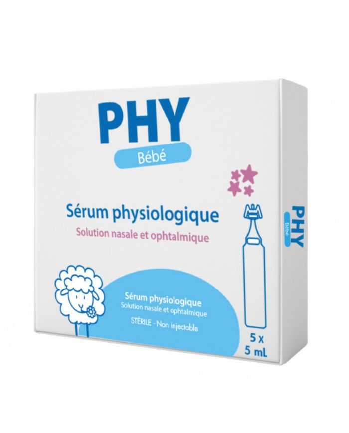 PHY BEBE SERUM PHYSIOLOGIQUE 5*5ML