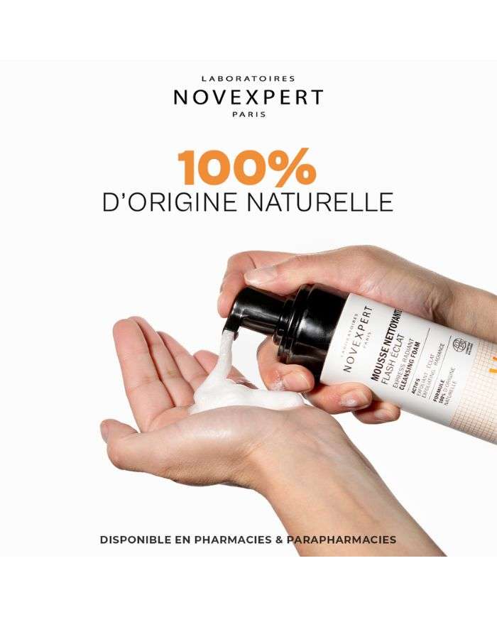 NOVEXPERT FLASH ECLAT MOUSSE NETTOYANTE 150 ML