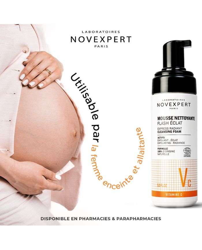 NOVEXPERT FLASH ECLAT MOUSSE NETTOYANTE 150 ML