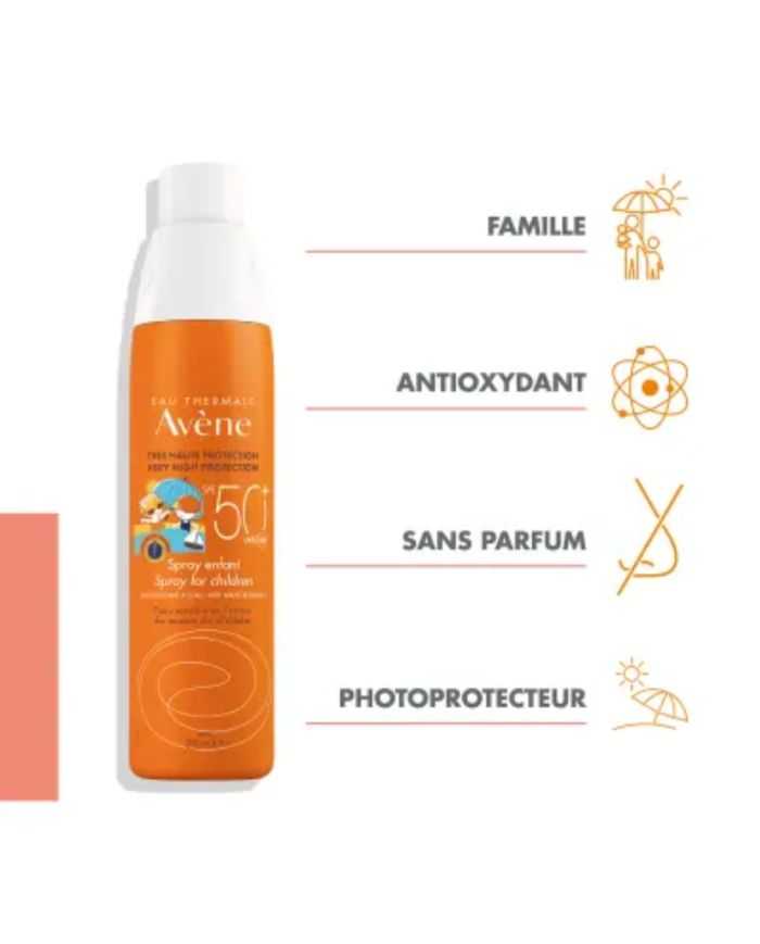 AVENE SPRAY ENFANT SPF 50 200 ML