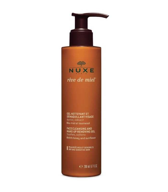 NUXE REVE DE MIEL GEL NETTOYANT DEMAQUILLANT VISAGE 200 ML