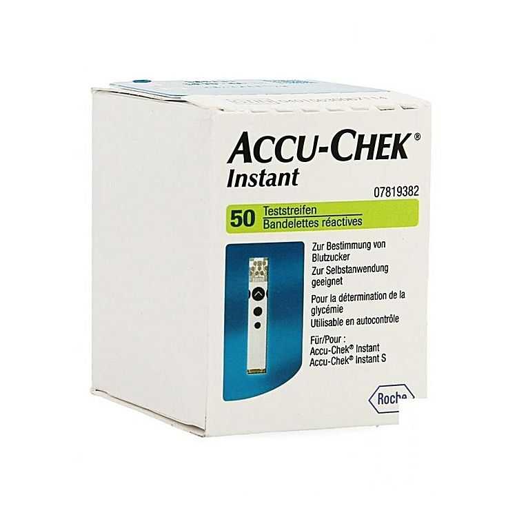 ACCU CHEK INSTANT TEST RAPIDE GLYCEMIE BOITE DE 50 BANDELETTES