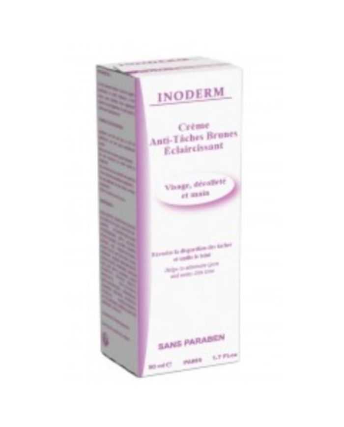 INODERM CRÈME ANTI TACHES BRUNES ECLAIRCISSANTE 50 ML